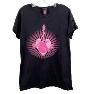 Hard Rock Signature Series 23 Shakira Pink Guitar Limited Edition Tee Sz XXL
